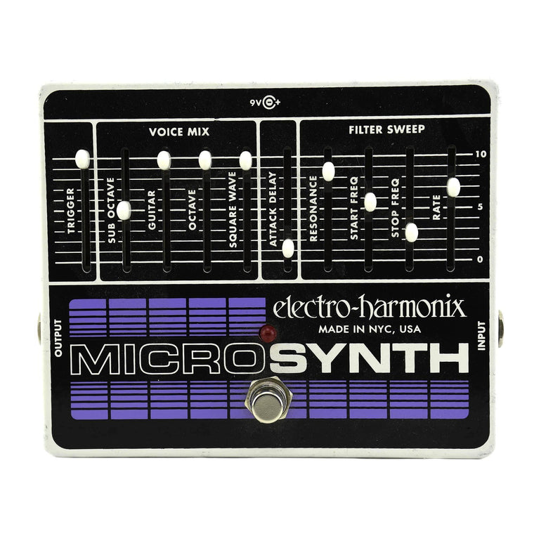 Electro Harmonix Microsynth Analog Guitar Synthesizer Pedal