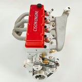 CISON L4-175 17.5cc Mini OHV Inline Four-cylinder Four-Stroke Water-Cooled L4 Gasoline Engine Model for RC Cars Ships(ASSEMBLED)