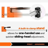 Jorgensen 48-Inch Bar Clamps, 90??Cabinet Master Parallel Jaw Bar Clamp Set, 2-Pack