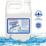 Septi-Flow | Septic System Shock Repair- Clears Drainfields, Dissolves Deadpan and Hardened Soil, Full Tank Treatment (4) Gallon Set