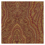 HomePop Parsons Red/Gold Damask Dining Chair