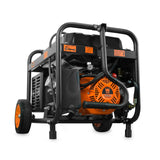 Wen DF475T 4750-Watt 120V/240V Dual Fuel Portable Generator with Wheel Kit and Electric Start – Carb Compliant