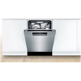 Bosch – 800 Series 24 Top Control Built-In Dishwasher with CrystalDry, Stainless Steel Tub, 3rd Rack, 42 dBa – Stainless steel