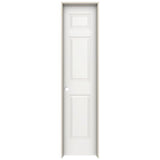 JELD-WEN 18 in. x 80 in. Colonist White Painted Right-Hand Smooth Solid Core Molded Composite MDF Single Prehung Interior Door