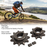Pocket Bike Sprocket, 9 Teeth 11 Teeth Pinion Gear Motor Bicycle Chain Wheel, 11T Freewheel Gear Motor Universal for Bicycle, Front Rear Motor Gear Kit Carbon Steel Gear Set