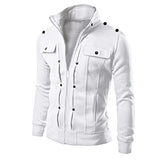 Bomber Jacket Men, Men’s Jackets-Windproof Lightweight Bomber Jacket Full Zip Winter Warm Padded Coats Outwear