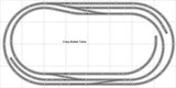 Layout #013 DCC Bachmann HO EZ Track (ns) Nickel Silver – 4& x 8& New – Train Set