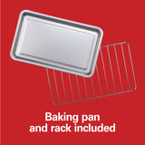 Hamilton Beach – Toastation 2-Slice Countertop Toaster and Toaster Oven – Red 22724