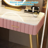 Dressing Table Bedroom Dresser Modern Dressing Table with Adjustable LED Lighted Mirror and Storage Drawer – 3 Color Lighting Modes,Makeup, Storage