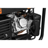 Wen DF475T 4750-Watt 120V/240V Dual Fuel Portable Generator with Wheel Kit and Electric Start – Carb Compliant