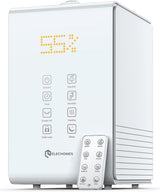 Elechomes SH8820 Humidifier, 5.5L Top Fill Warm and Cool Mist Humidifiers for Large Room Bedroom Plants with Remote Control, 20db Ultra Quiet, LED Display, 600ml/h Max Humidity, Auto Shut-off, Black
