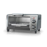 4-Slice Stainless Steel Toaster Oven Black + Decker, Silver