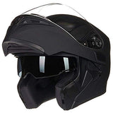 ILM Motorcycle Dual Visor Flip up Modular Full Face Helmet DOT 6 Colors Model 902