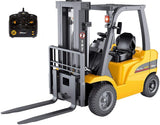 Top Race Jumbo Remote Control Forklift 13 Inch Tall, 8 Channel Full Functional Professional RC Forklift Construction Toys, High Powered Motors, 1:10 Scale – Heavy Metal – (TR-216)