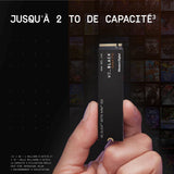 WD_BLACK 2TB SN770 NVMe Internal Gaming SSD Solid State Drive – Gen4 PCIe, M.2 2280, Up to 5,150 MB/s – WDS200T3X0E