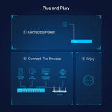 TP-Link TL-SG108-M2 | 8 Port Multi-Gigabit Unmanaged Network Switch, Ethernet Splitter | 2.5G Bandwidth | Plug & Play | Desktop/Wall-Mount | Fanless Metal Design | Limited Lifetime Protection