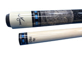 Meucci SB3-B Handcrafted Billiards Pool Cue Stick w/ Pro Shaft – Blue + Hard Case