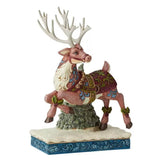 Jim Shore Adventure Bound Polyresin Victorian Reindeer 6004181