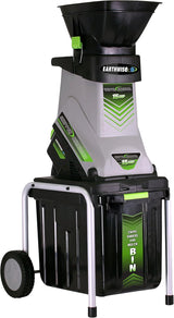 Earthwise GS70015 15-Amp Garden Corded Electric Chipper, Collection Bin