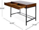 Fashionable Modern Wood Desk, Crafted to Exacting Standards Storage Desk, Durable Computer Office Desk for Home Office